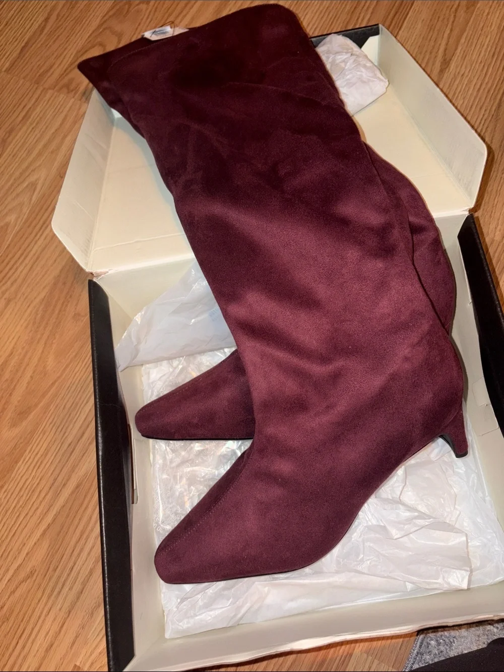 Banana Republic Women’s Tall Slouch Boots - Burgundy